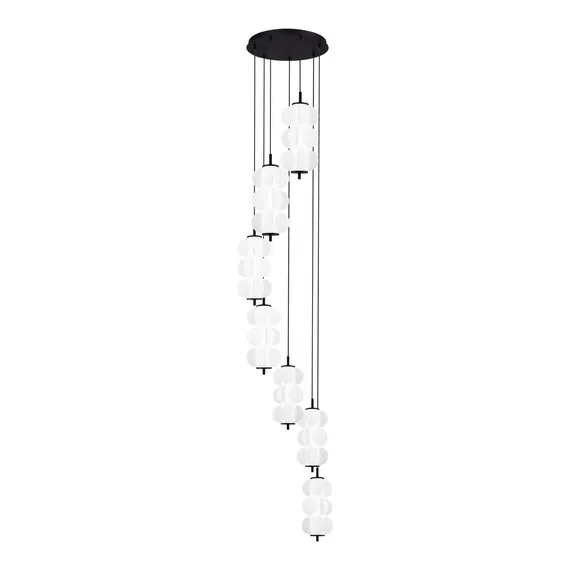 ST LUCE SL6121.403.07 Светильник подвесной ST-Luce Черный/Белый LED 7*8W 3000K, изображение 5