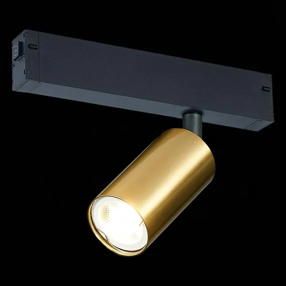 ST LUCE ST503.206.01 Светильник трековый Золотистый GU10 1*50W  IP20 L100xW54xH142 180-240V Без ламп, изображение 2