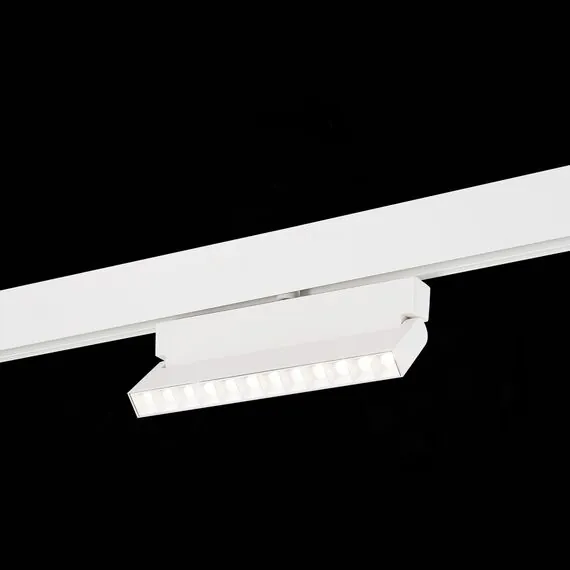 ST LUCE ST362.546.12 Магнитный трековый светильник белый LED 1*12W 4000K 1 009Lm Ra>80 36° IP20 L219xW22xH13, изображение 3
