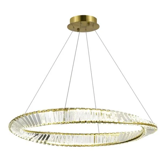 ST LUCE SL6204.311.01 Светильник подвесной ST-Luce Латунь/Прозрачный LED 1*45W 4000K, изображение 3