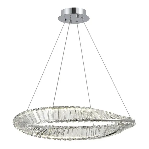 ST LUCE SL6204.101.01 Светильник подвесной ST-Luce Хром/Прозрачный LED 1*32W 4000K, изображение 3