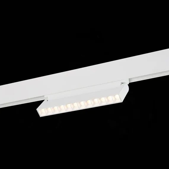 ST LUCE ST364.536.12 Магнитный трековый светильник белый LED 1*12W 3000K 1 009Lm Ra>80 36° IP20 L219xW22xH10, изображение 4