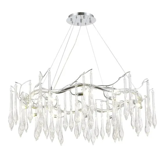 ST LUCE SL1660.103.12 Светильник подвесной ST-Luce Хром/Хром, Прозрачный G9 12*5W 4000K, изображение 3