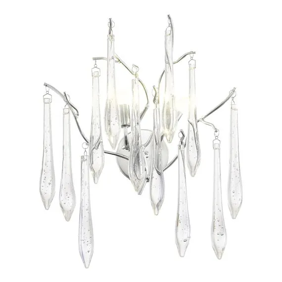 ST LUCE SL1660.101.02 Светильник настенный ST-Luce Хром/Хром, Прозрачный G9 2*5W 4000K, изображение 2