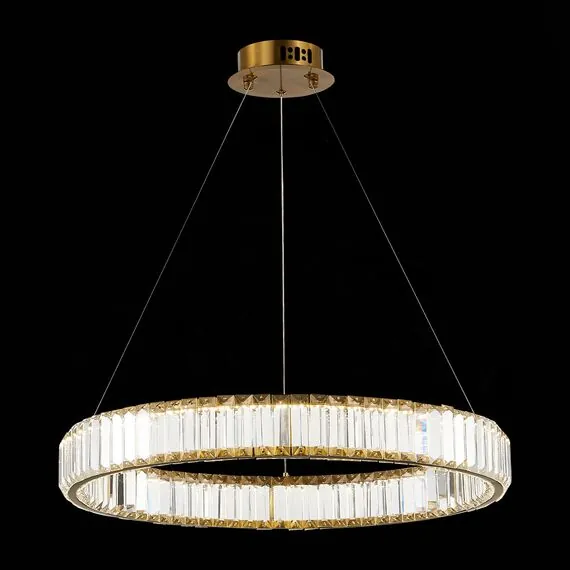 ST LUCE SL1622.363.01 Люстра подвесная ST-Luce Латунь/Прозрачный LED 1*40W 4000K, изображение 3