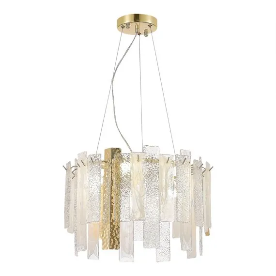 ST LUCE SL1636.203.06 Люстра подвесная ST-Luce Золотистый/Белый, Золотистый E14 6*40W, изображение 4