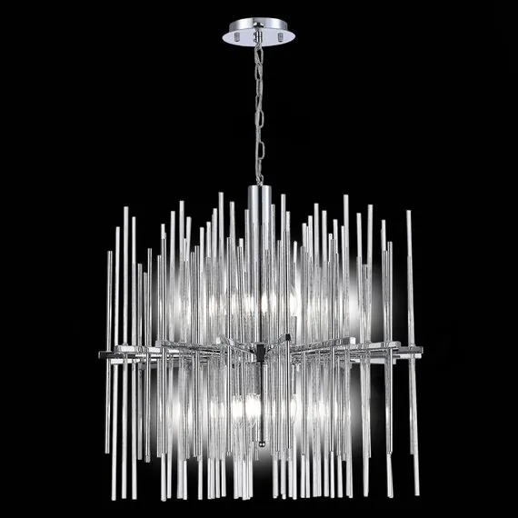 ST LUCE SL1628.103.08 Люстра подвесная ST-Luce Хром/Прозрачный, Хром E14 8*40W, изображение 3