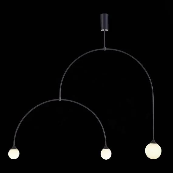 ST LUCE SL1187.403.03 Светильник подвесной ST-Luce Черный/Белый G9 3*5W 4000K, изображение 2