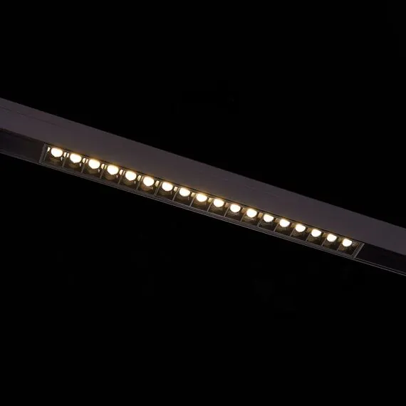 ST LUCE ST361.436.18 Магнитный трековый светильник Черный LED 1*18W 3000K 1 407Lm Ra>90 36° IP20 L331xW22xH4, изображение 5