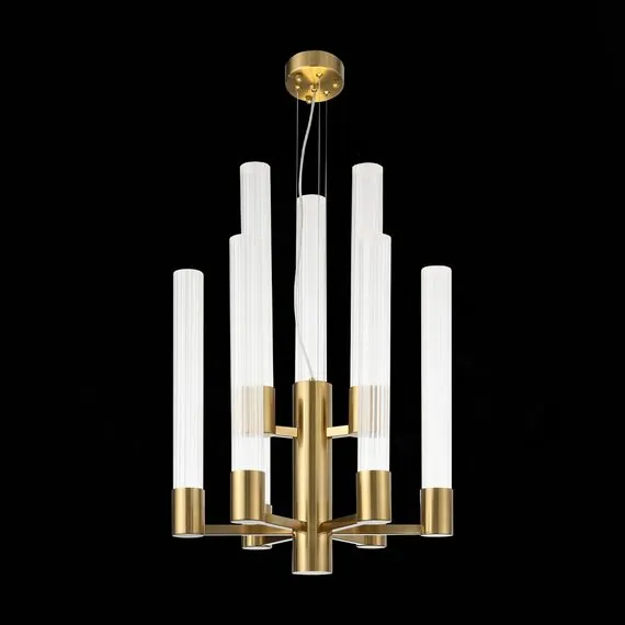 ST LUCE SL1229.303.09 Люстра подвесная ST-Luce Латунь/Прозрачный GU10 9*5W, изображение 3
