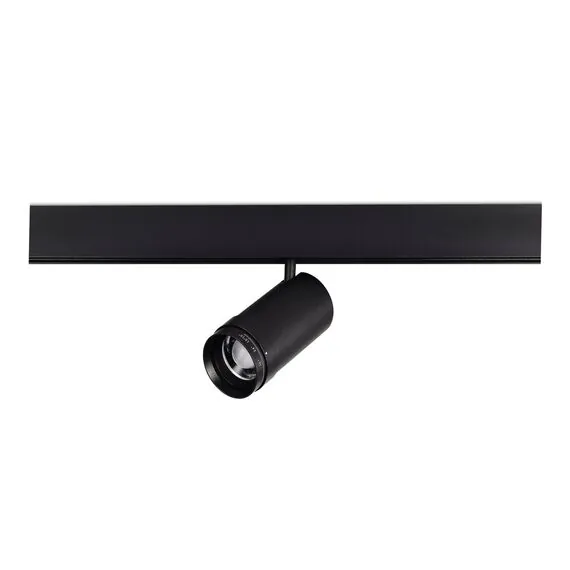 ST LUCE ST357.436.20 Магнитный трековый светильник ZOOM Черный LED 1*20W 3000K Lm Ra90 10-55° IP20 D60xH170, изображение 2