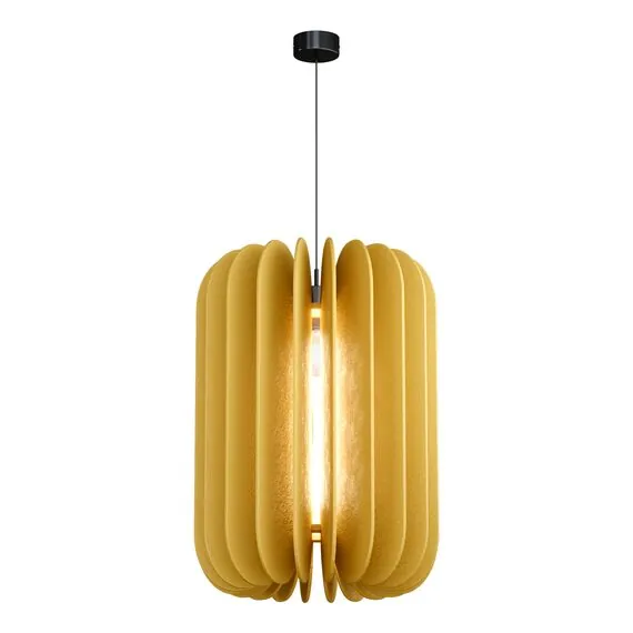 ST LUCE SL3004.443.01 Светильник подвесной ST-Luce Черный/Желтый E27 1*60W, изображение 4