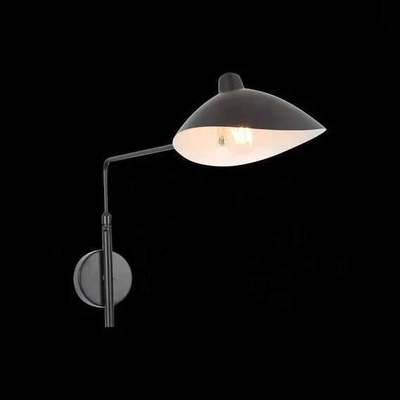 ST LUCE SL305.401.01 Бра ST-Luce Черный/Черный, Белый E27 1*60W, изображение 3
