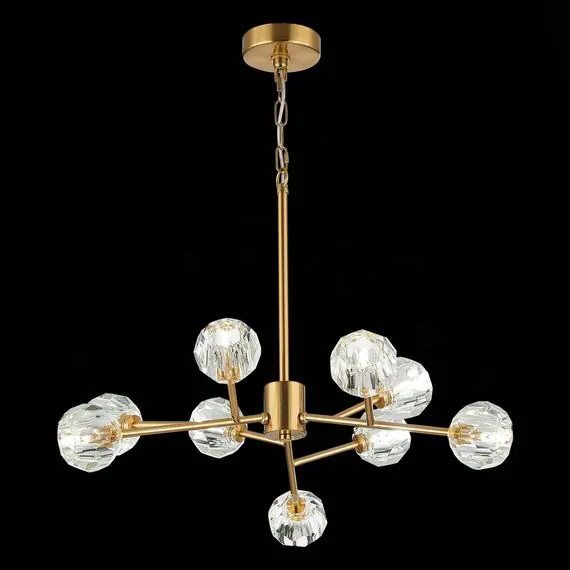 ST LUCE SL1166.303.09 Светильник подвесной ST-Luce Латунь/Прозрачный G9 LED 9*5W, изображение 3
