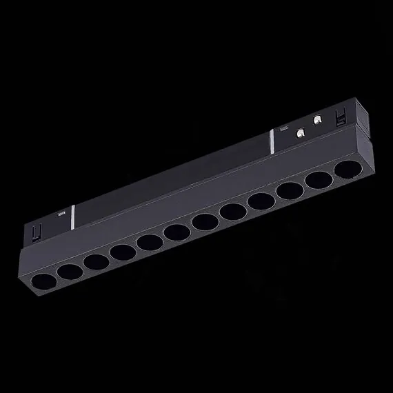 ST LUCE ST806.436.12 Магнитный трековый светильник Черный LED 1*12W 3000K 550Lm Ra>90 36° IP20 L220xW22xH44, изображение 2