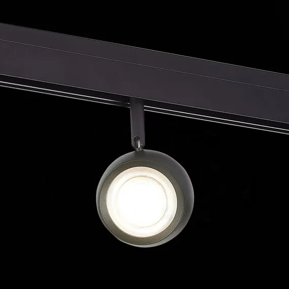 ST LUCE ST355.436.10 Магнитный трековый светильник Черный LED 1*10W 3000K 470Lm Ra>80 36° IP20 L120xW50xH176, изображение 4