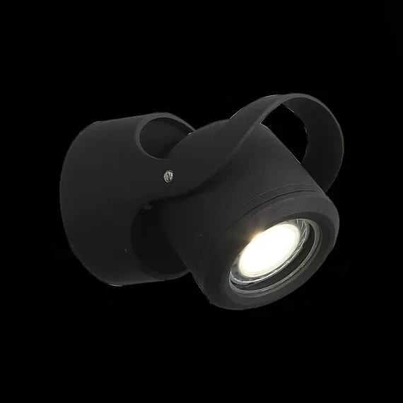 ST LUCE SL093.401.01 Светильник уличный настенный ST-Luce Черный/Черный, Прозрачный G5,3 1*3W, изображение 2