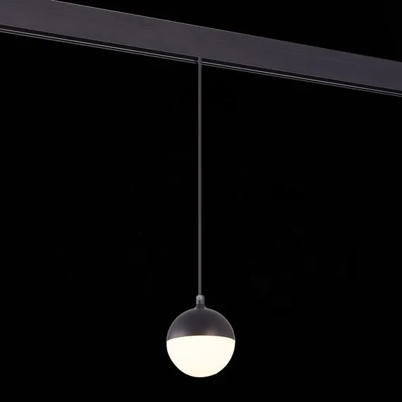 ST LUCE ST358.433.07 Магнитный трековый светильник подвесной Черный LED 1*7W 3000K 520Lm Ra>80 120° IP20 D90, изображение 5