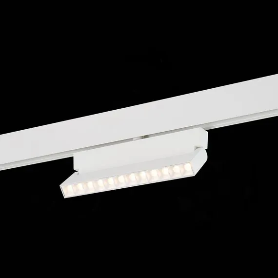 ST LUCE ST362.536.12 Магнитный трековый светильник белый LED 1*12W 3000K 1 009Lm Ra>80 36° IP20 L219xW22xH13, изображение 4