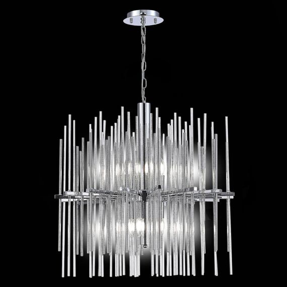 ST LUCE SL1628.103.08 Люстра подвесная ST-Luce Хром/Прозрачный, Хром E14 8*40W, изображение 3