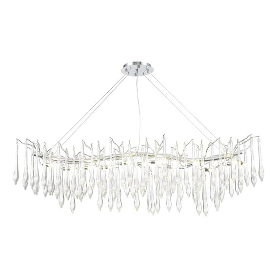 ST LUCE SL1660.113.12 Светильник подвесной ST-Luce Хром/Хром, Прозрачный G9 12*5W 4000K, изображение 4