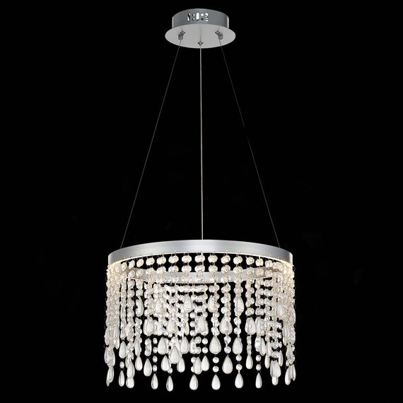 ST LUCE SL6201.103.24 Люстра подвесная ST-Luce Серебристый/Прозрачный LED 1*24W 3000K/4000K/6000K, изображение 3