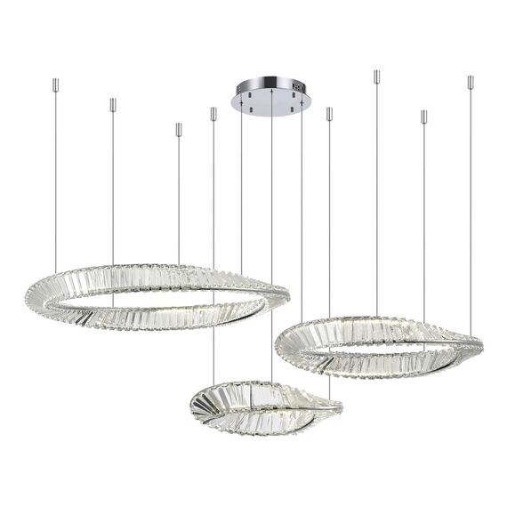 ST LUCE SL6204.111.03 Светильник подвесной ST-Luce Хром/Прозрачный LED 1*97W 4000K, изображение 2