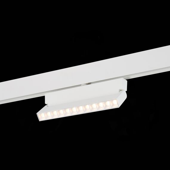 ST LUCE ST362.536.12 Магнитный трековый светильник белый LED 1*12W 3000K 1 009Lm Ra>80 36° IP20 L219xW22xH13, изображение 4