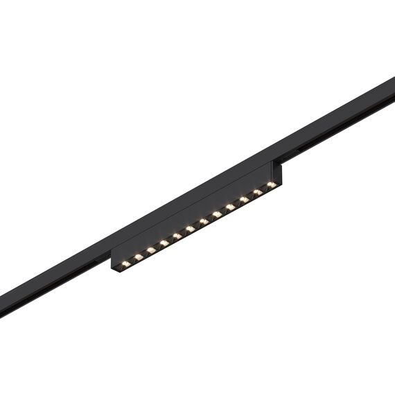 ST LUCE ST666.446.10 Магнитный трековый светильник Черный LED 1*10W 4000K 430Lm Ra>90  IP20 L196xW10xH18 24V, изображение 2