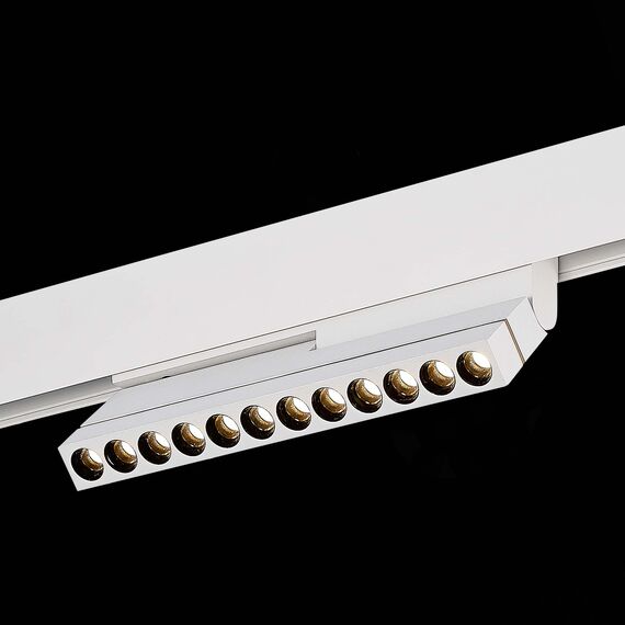 ST LUCE ST805.536.12 Магнитный трековый светильник Белый LED 1*12W 3000K 450Lm Ra>90 36° IP20 L220xW22xH117, изображение 4