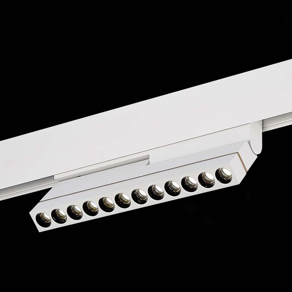 ST LUCE ST805.546.12 Магнитный трековый светильник Белый LED 1*12W 4000K 500Lm Ra>90 36° IP20 L220xW22xH117, изображение 3