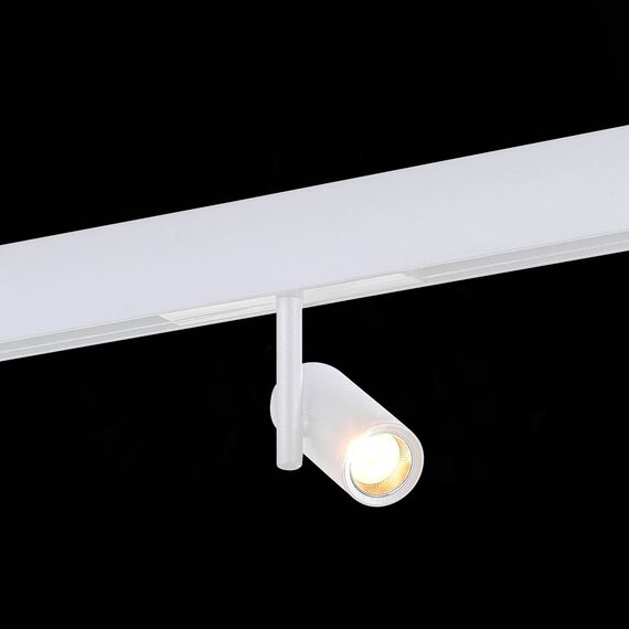 ST LUCE ST808.536.08 Магнитный трековый светильник Белый LED 1*8W 3000K 550Lm Ra>90 36° IP20 D42xH135 48VV, изображение 2