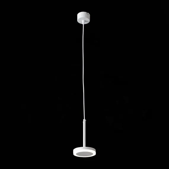ST LUCE ST104.503.06 Светильник подвесной Белый LED 1*6W 3000K 468Lm Ra>80 120° IP20 D112xH184 170-240V, изображение 3