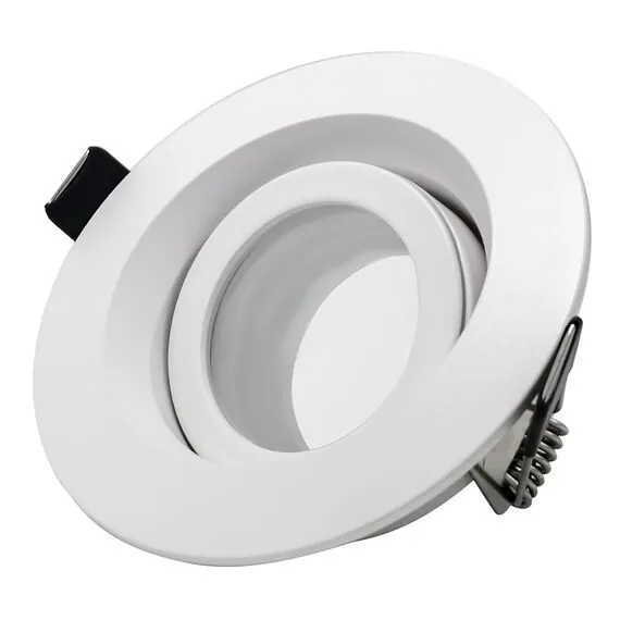 ST LUCE ST255.508.01 Светильник встраиваемый. Белый GU10 1*50W  IP65 D95xH45 220V Без ламп, изображение 2