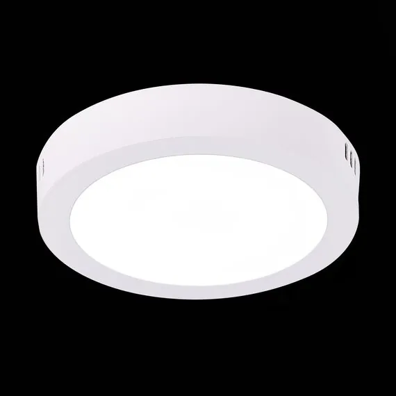 ST LUCE ST112.532.12 Светильник настенно-потолочный Белый LED 1*12W 3000K 715Lm Ra80 120° IP20 D160xH28 90-2, изображение 2
