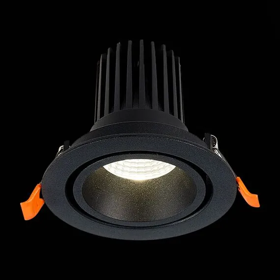 ST LUCE ST705.448.10 Светильник встраиваемый. Черный LED 1*10W 4000K 750Lm Ra>90 38° IP20 D102xH85 170-240V, изображение 6