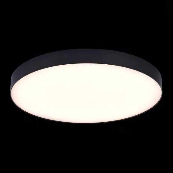 ST LUCE ST606.432.96 Светильник потолочный Черный LED 1*96W 3000K 8 640Lm Ra>85 120° IP20 D600xH55 185-265V, изображение 2
