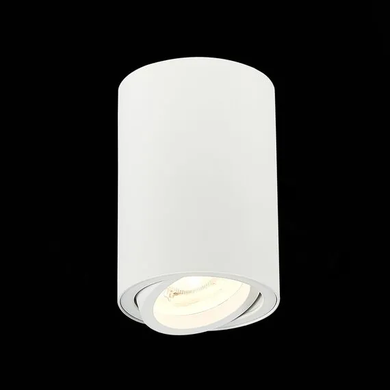 ST LUCE ST108.507.01 Светильник потолочный Белый GU10 1*50W  IP20 D70xH100 220V Без ламп, изображение 2