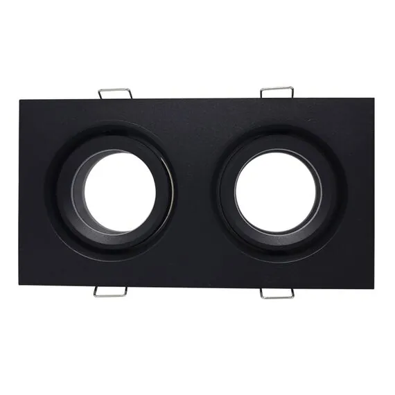 ST LUCE ST255.428.02 Светильник встраиваемый. Черный GU10 2*50W  IP65 L180xW90xH40 220V Без ламп, изображение 3