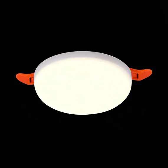 ST LUCE ST700.538.08 Светильник встраиваемый. Белый LED 1*8W 3000K 690Lm Ra80 180° IP44 D90xH20 85-265V, изображение 9