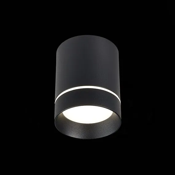 ST LUCE ST115.442.07 Светильник потолочный Черный LED 1*7W 4000K 490Lm Ra>90 120° IP20 D79xH100 170-240V, изображение 3