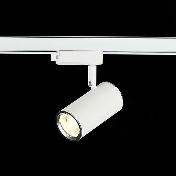 ST LUCE ST301.506.01 Светильник трековый Белый GU10 1*50W  IP20 L104xW54xH111 220V Без ламп, изображение 3
