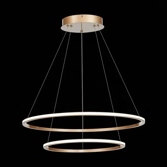 ST LUCE ST604.243.56 Светильник подвесной ST-Luce Золотистый/Белый LED 1*56W 4000K, изображение 2