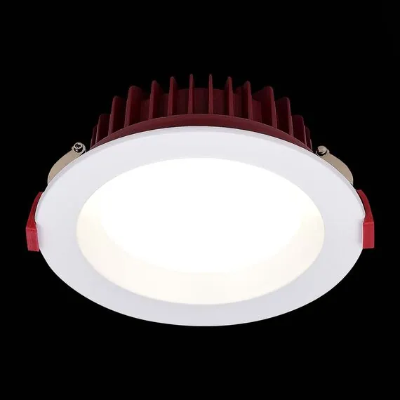 ST LUCE ST752.548.12 Светильник встраиваемый. Белый LED 1*12W 4000K 960Lm Ra80 100° IP44 D115xH47 100-240VV, изображение 3