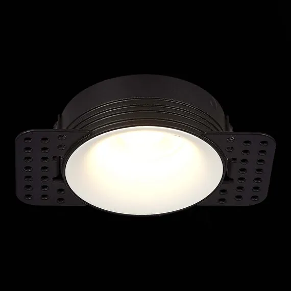 ST LUCE ST218.458.01 Светильник встраиваемый. Черный GU10 1*50W  IP20 D78xH30 165-265V Без ламп, изображение 2