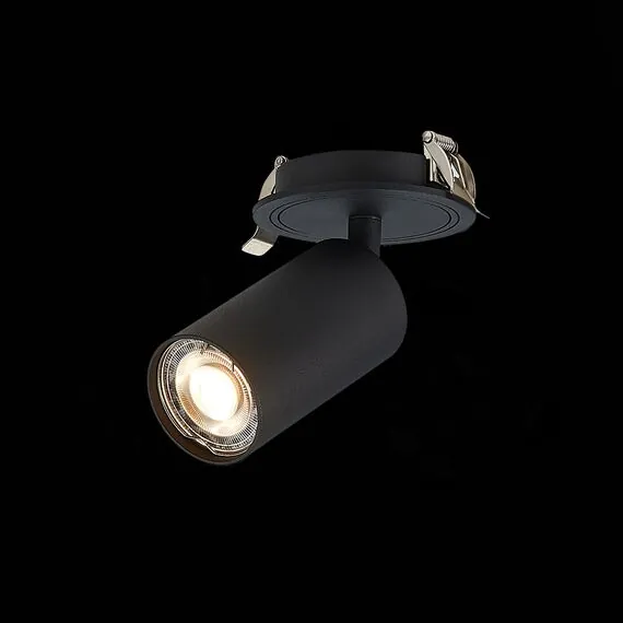 ST LUCE ST303.408.01 Светильник встраиваемый. Черный GU10 1*50W  L100xW54xH170 220V Без ламп, изображение 3