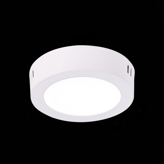 ST LUCE ST112.532.06 Светильник настенно-потолочный Белый LED 1*6W 3000K 330Lm Ra80 120° IP20 D110xH28 90-26, изображение 2