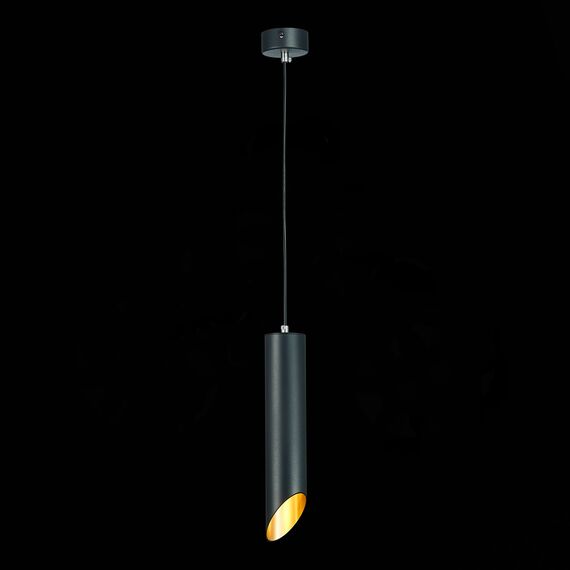 ST LUCE ST152.403.01 Светильник подвесной Черный GU10 1*50W  IP20 D60xH300 220V Без ламп, изображение 3