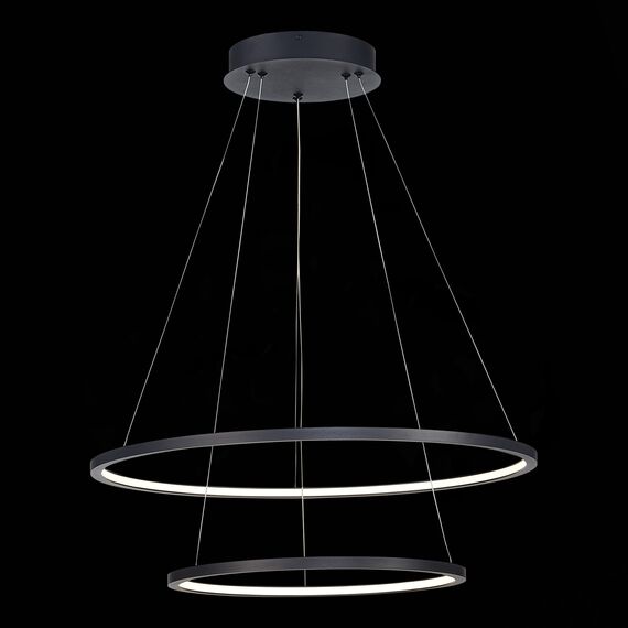 ST LUCE ST603.443.56 Светильник подвесной ST-Luce Черный/Белый LED 1*56W 4000K, изображение 2
