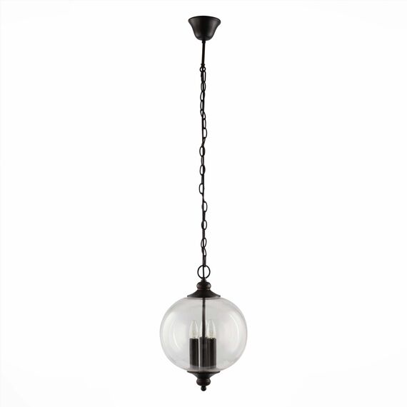 ST LUCE SL362.303.03 Светильник подвесной ST-Luce Черный/Прозрачный E14 3*60W, изображение 2